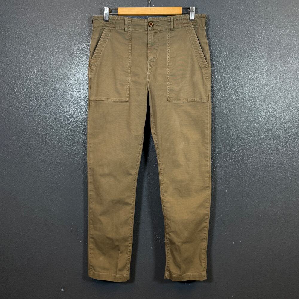 Hiroshi Kato 32 men’s beige chino pants made in usa cotton